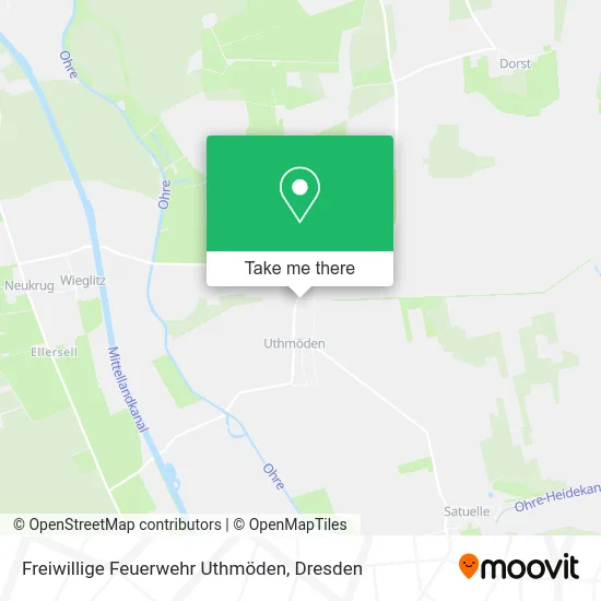 Карта Freiwillige Feuerwehr Uthmöden