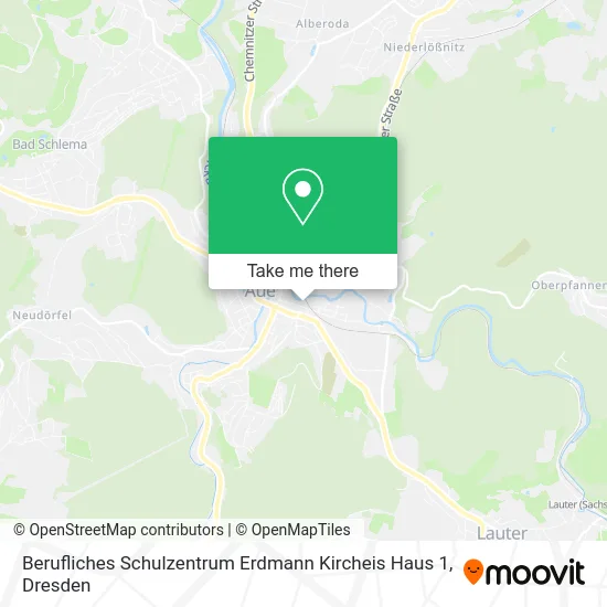 Карта Berufliches Schulzentrum Erdmann Kircheis Haus 1