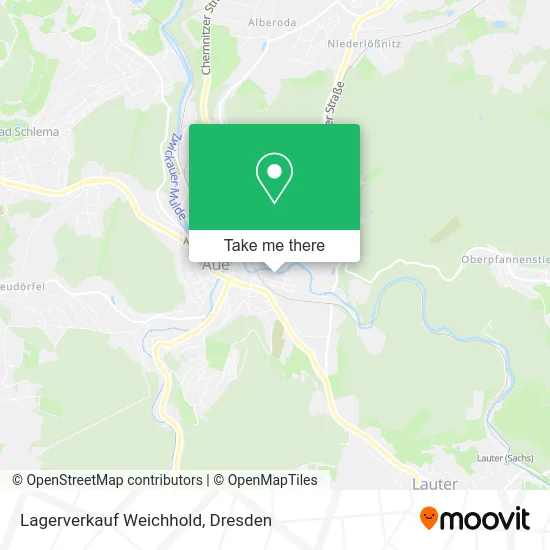 Lagerverkauf Weichhold map