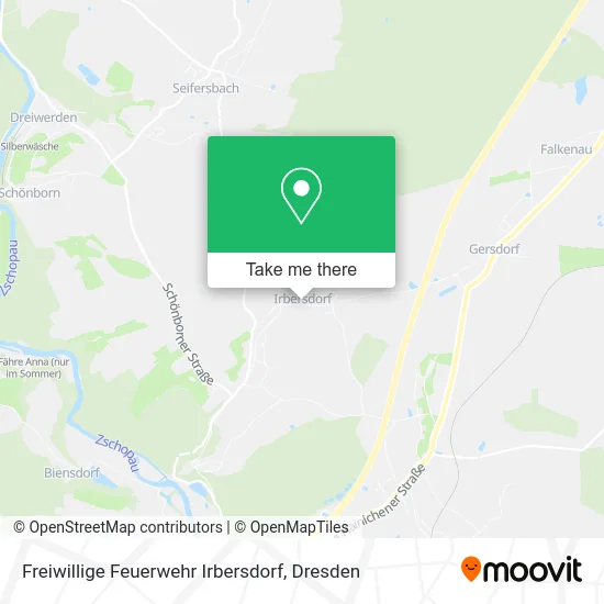 Карта Freiwillige Feuerwehr Irbersdorf