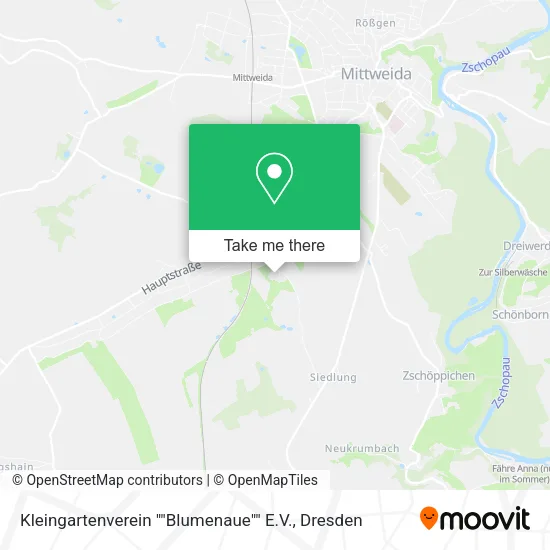 Карта Kleingartenverein ""Blumenaue"" E.V.