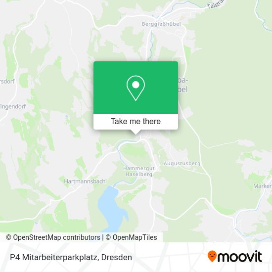 Карта P4 Mitarbeiterparkplatz
