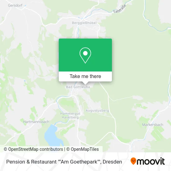 Карта Pension & Restaurant ""Am Goethepark""