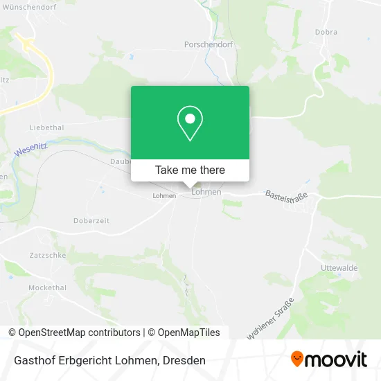 Карта Gasthof Erbgericht Lohmen
