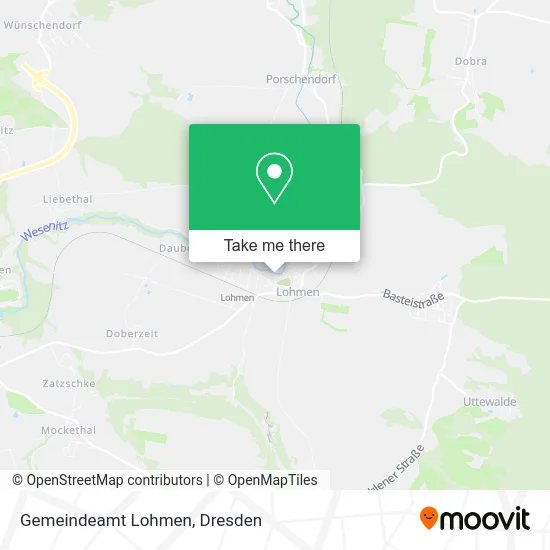 Карта Gemeindeamt Lohmen