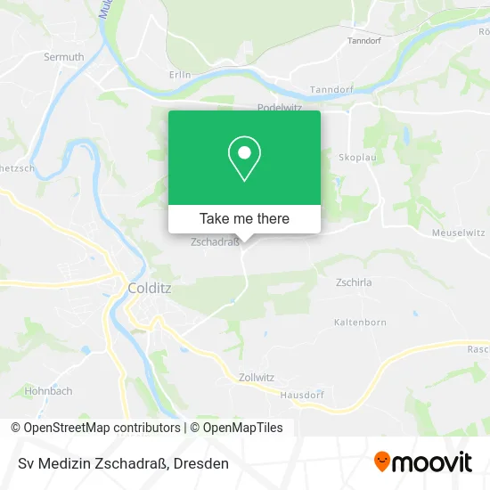 Карта Sv Medizin Zschadraß