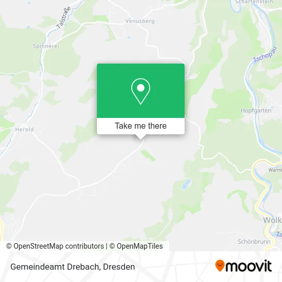 Карта Gemeindeamt Drebach