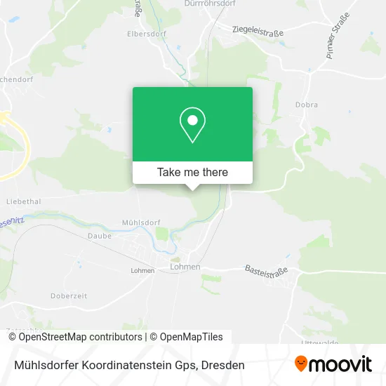 Карта Mühlsdorfer Koordinatenstein Gps