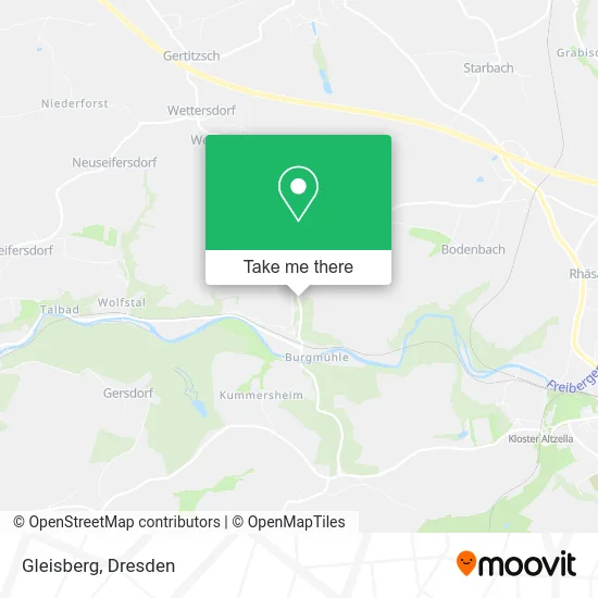 Карта Gleisberg