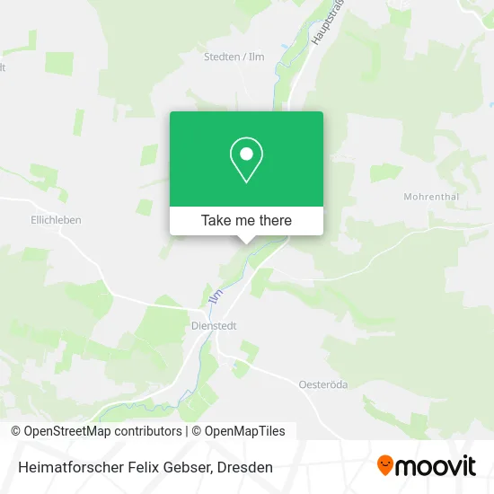 Карта Heimatforscher Felix Gebser