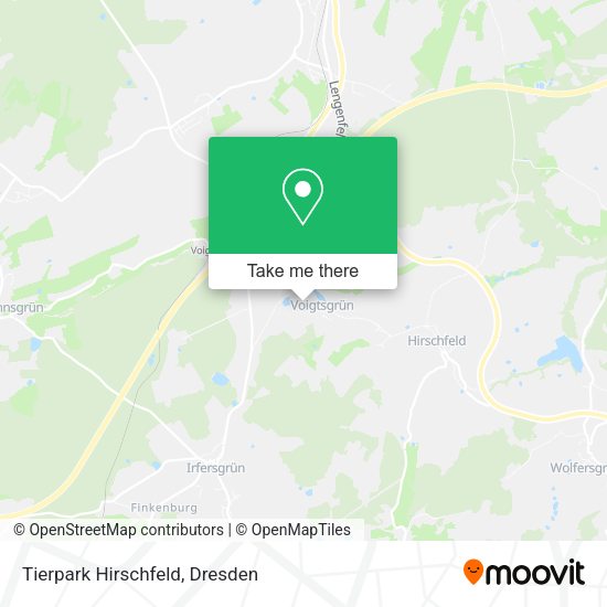 Карта Tierpark Hirschfeld