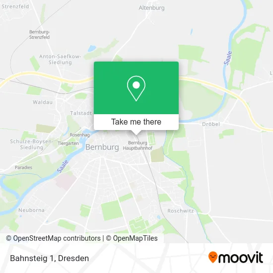 Карта Bahnsteig 1