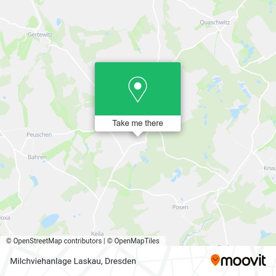 Карта Milchviehanlage Laskau