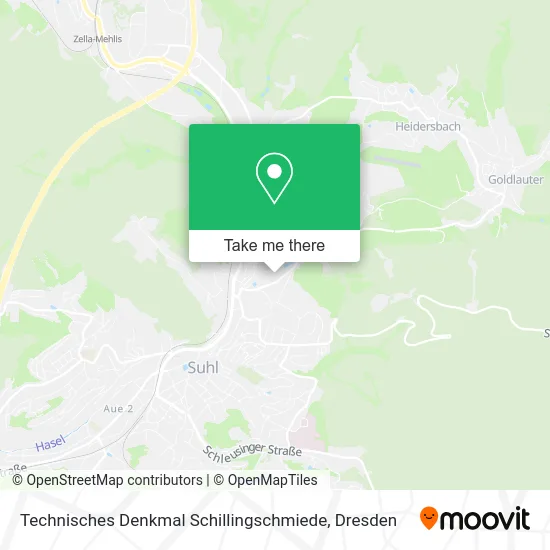 Карта Technisches Denkmal Schillingschmiede