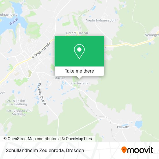 Карта Schullandheim Zeulenroda
