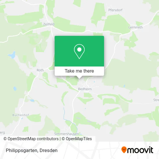 Карта Philippsgarten