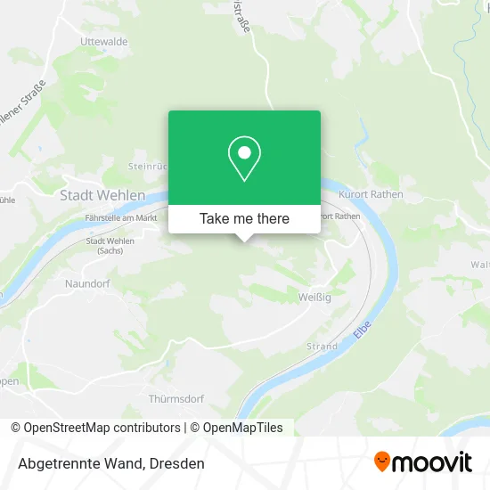 Карта Abgetrennte Wand