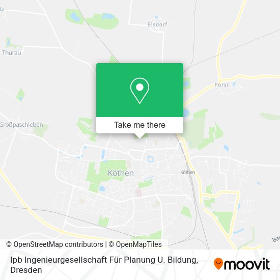 Карта Ipb Ingenieurgesellschaft Für Planung U. Bildung