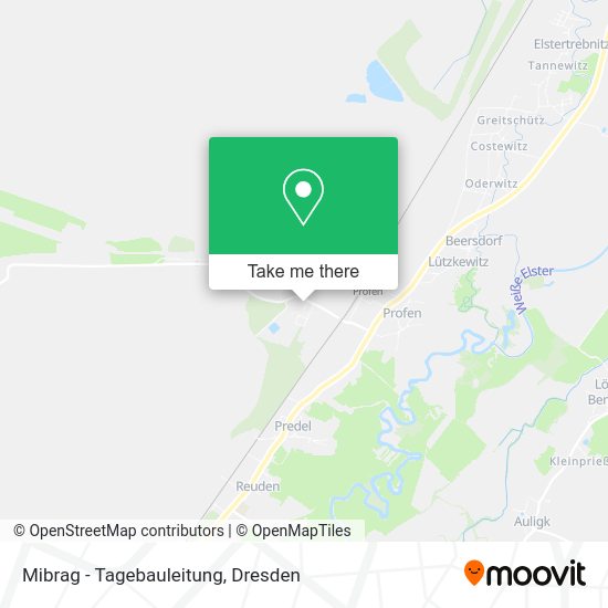 Карта Mibrag - Tagebauleitung