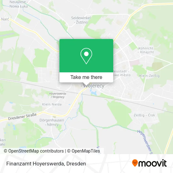 Карта Finanzamt Hoyerswerda