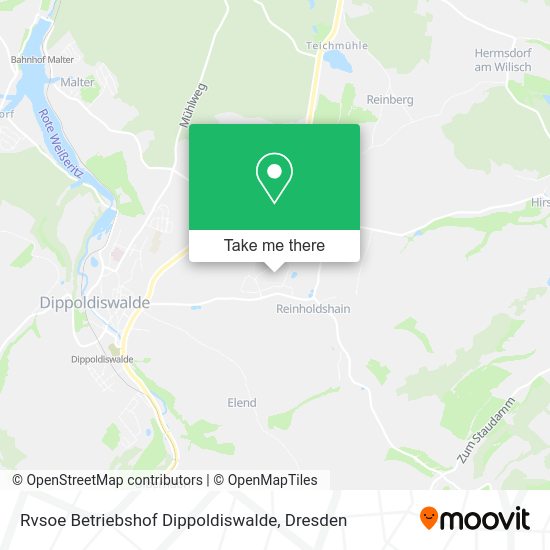Карта Rvsoe Betriebshof Dippoldiswalde