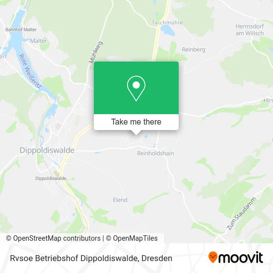 Карта Rvsoe Betriebshof Dippoldiswalde