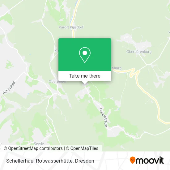 Карта Schellerhau, Rotwasserhütte