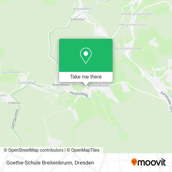 Карта Goethe-Schule Breitenbrunn