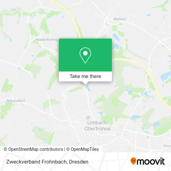 Карта Zweckverband Frohnbach