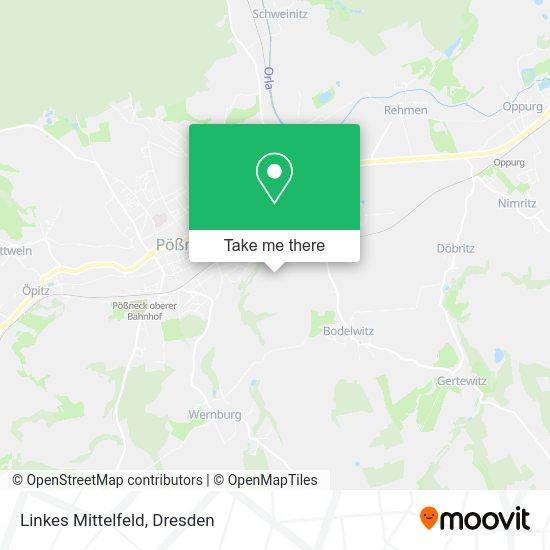 Карта Linkes Mittelfeld