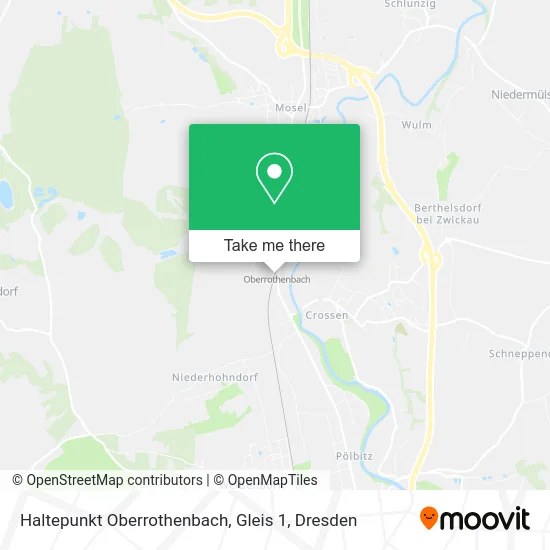 Карта Haltepunkt Oberrothenbach, Gleis 1