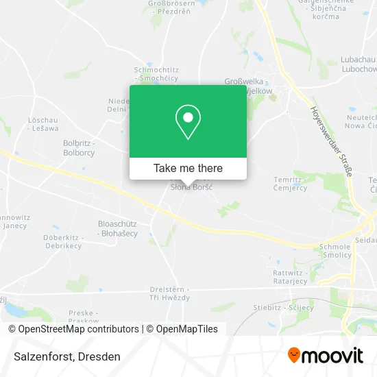 Карта Salzenforst