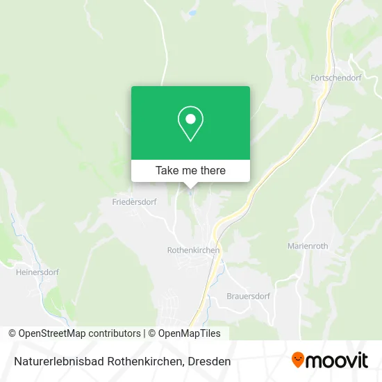 Карта Naturerlebnisbad Rothenkirchen