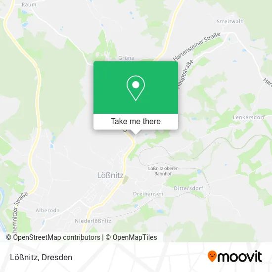 Карта Lößnitz