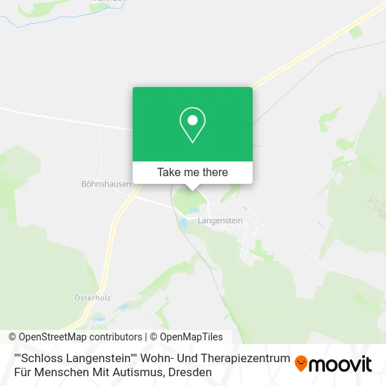 Карта ""Schloss Langenstein"" Wohn- Und Therapiezentrum Für Menschen Mit Autismus