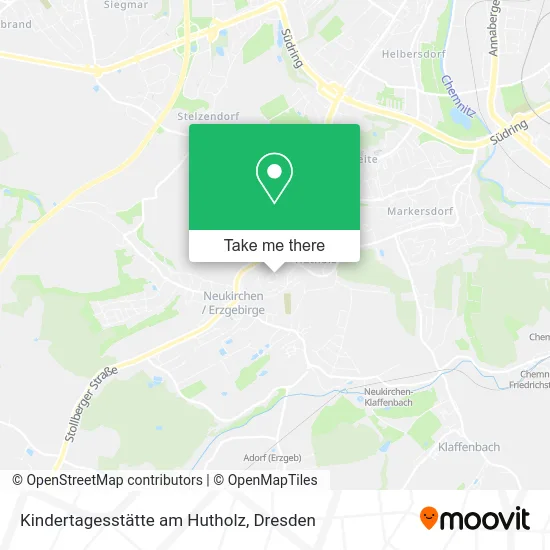 Карта Kindertagesstätte am Hutholz