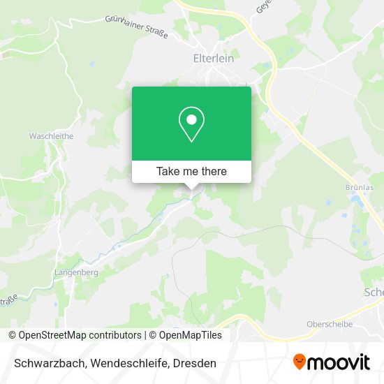 Карта Schwarzbach, Wendeschleife