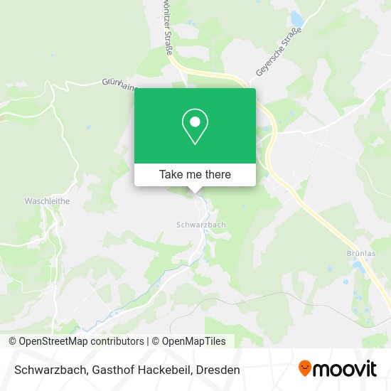 Карта Schwarzbach, Gasthof Hackebeil