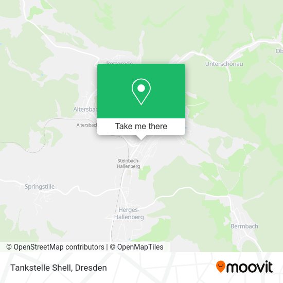 Карта Tankstelle Shell