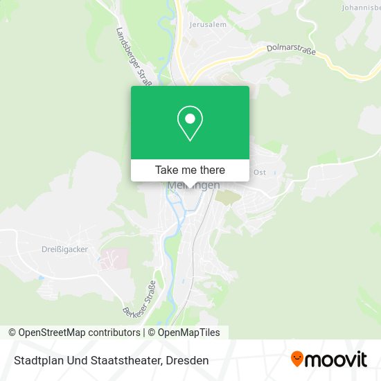 Карта Stadtplan Und Staatstheater