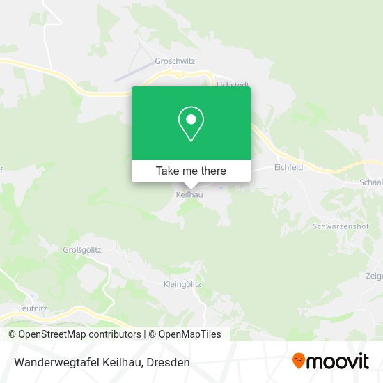 Карта Wanderwegtafel Keilhau
