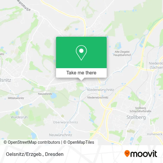 Карта Oelsnitz/Erzgeb.