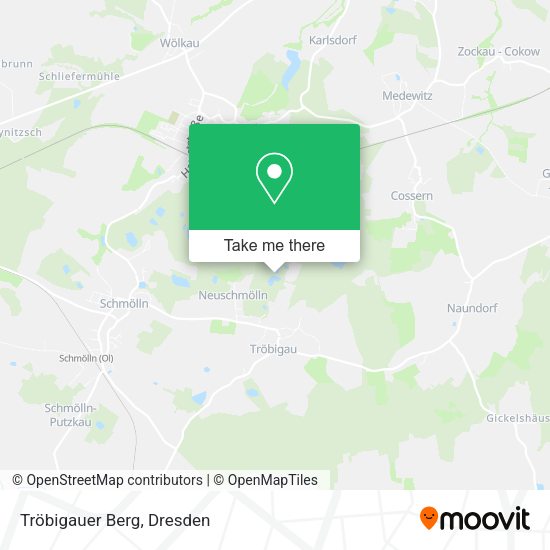 Карта Tröbigauer Berg