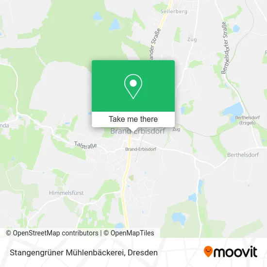 Карта Stangengrüner Mühlenbäckerei