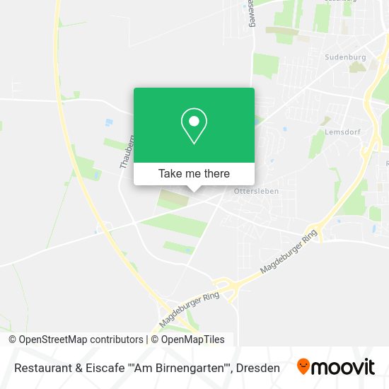 Карта Restaurant & Eiscafe ""Am Birnengarten""