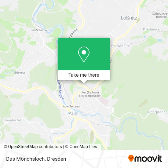 Карта Das Mönchsloch