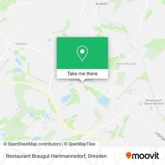 Restaurant Braugut Hartmannsdorf map