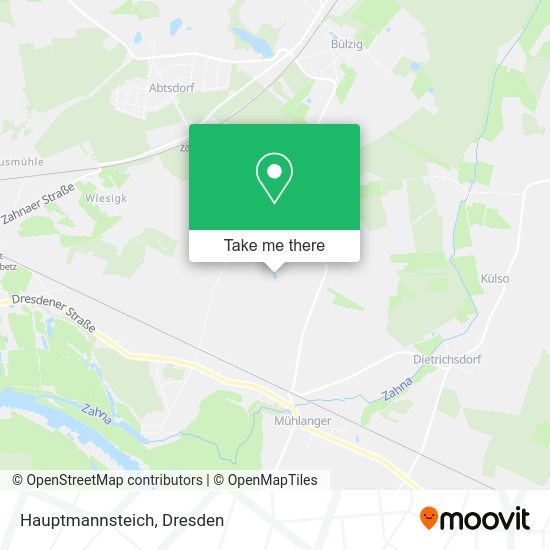 Карта Hauptmannsteich