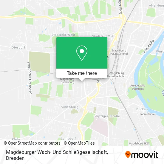 Карта Magdeburger Wach- Und Schließgesellschaft