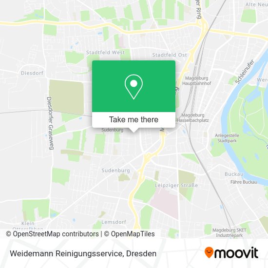 Карта Weidemann Reinigungsservice